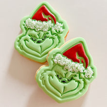 Load image into Gallery viewer, Grinch Face Cutter and Embosser