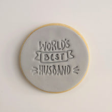 Load image into Gallery viewer, World's Best Dad, Worlds Best Husband Embossers