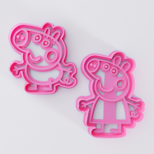 Load image into Gallery viewer, Peppa Pig and George Pig Cutters and Embossers