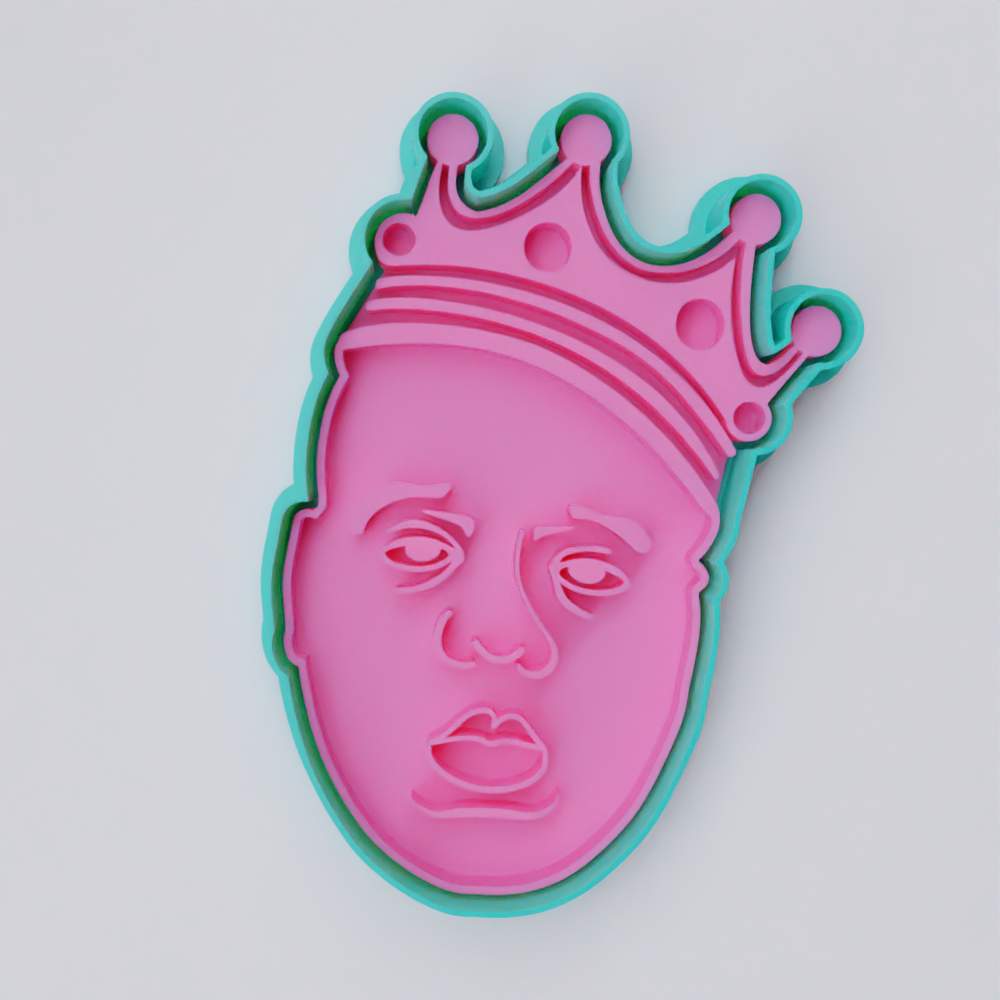 Biggie Smalls Cutter and Embosser Set Boss 'Em Cookies Cutters and Stamps