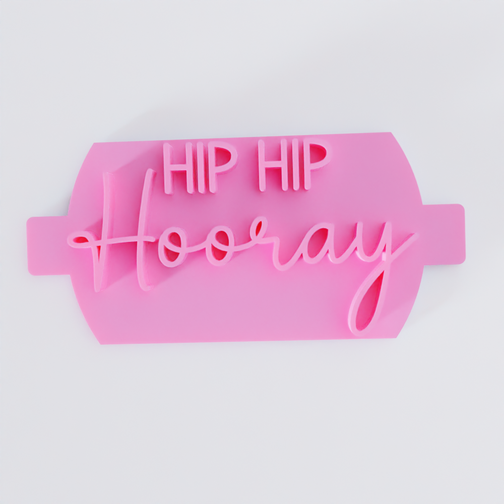 Hip Hip Hooray Embosser Boss 'Em Cookies Cutters and Stamps