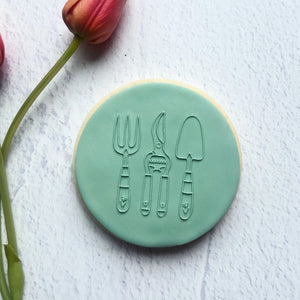 Garden Tools Raised Stamp