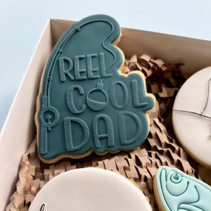 Reel Cool Dad Raised Stamp and Cutter Set