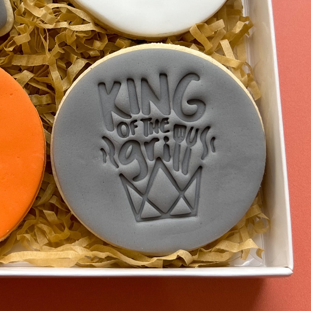 King Of The Grill Imprint Stamp