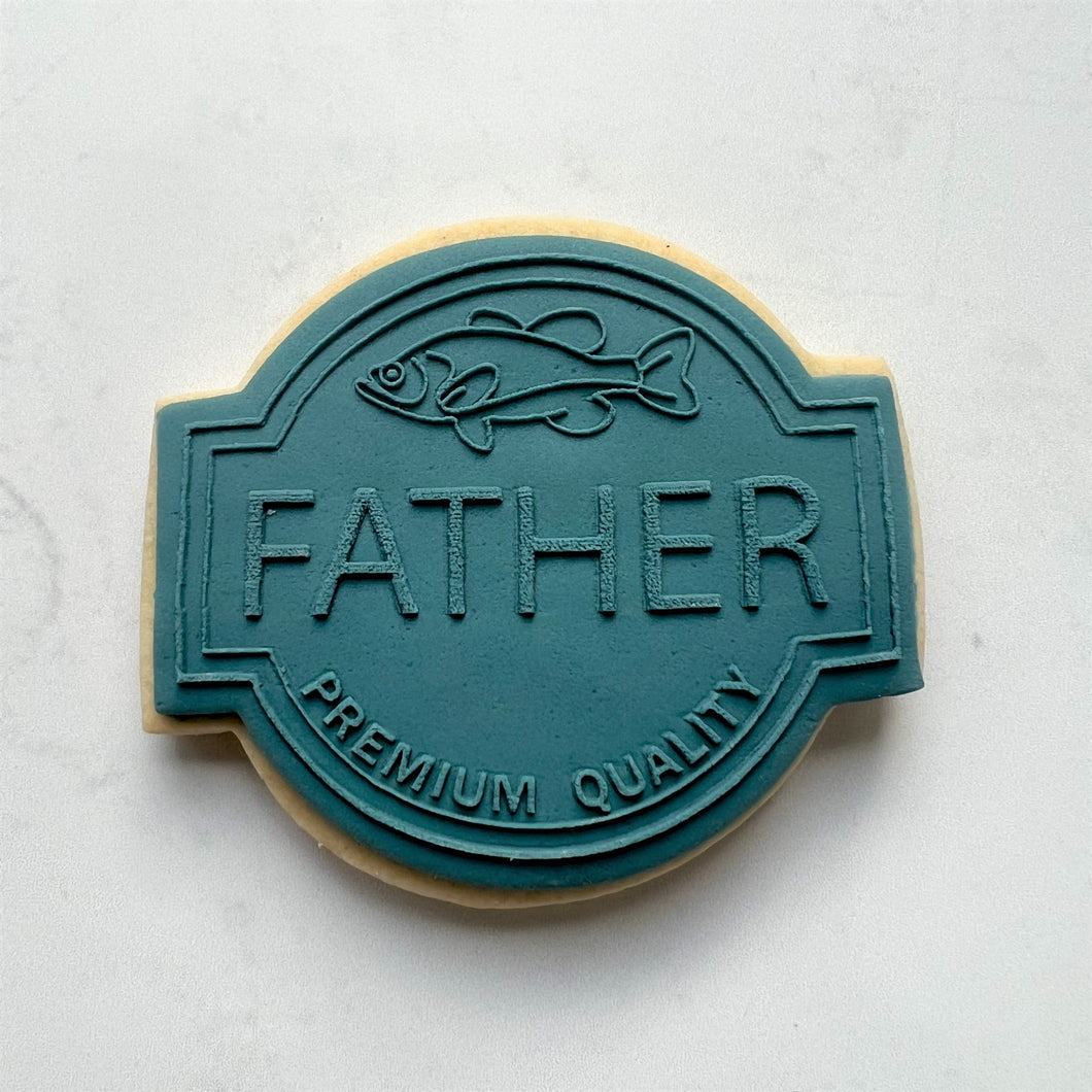 Premium Quality Father Raised Stamp and Cutter set