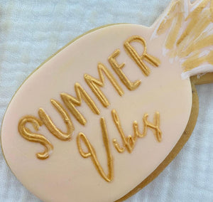 Summer Vibes Raised Stamp