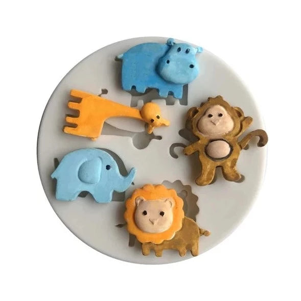 Safari Animals Silicone Mould