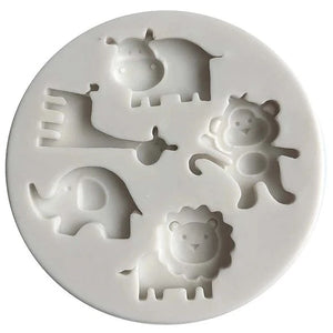 Safari Animals Silicone Mould