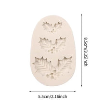 Load image into Gallery viewer, Christmas Holly Silicone Mould
