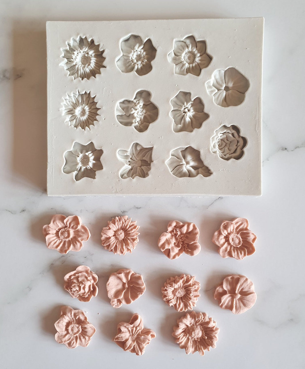 Multi Flowers Silicone Mould