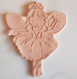 Ballerina Fairy Raised Stamp and Cutter set