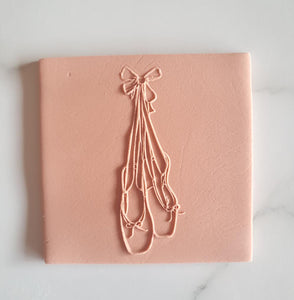 Ballet Shoes Raised Stamp