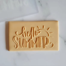 Load image into Gallery viewer, Hello Summer Raised Stamp

