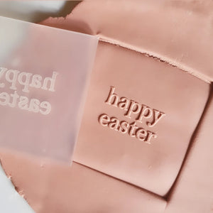 Happy Easter Raised Stamp