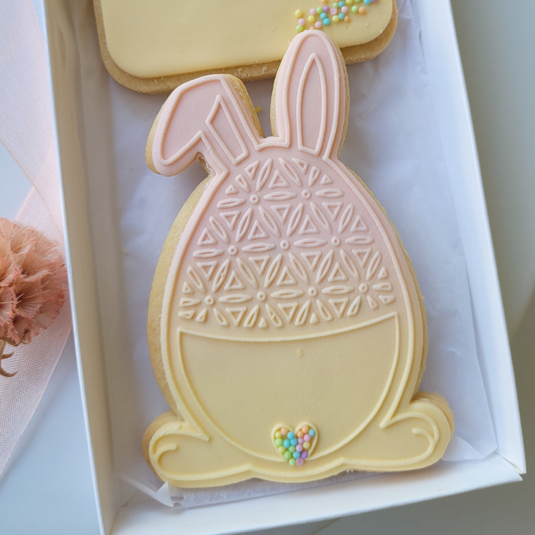 Floral Bunny Tag Stamp and Cutter set