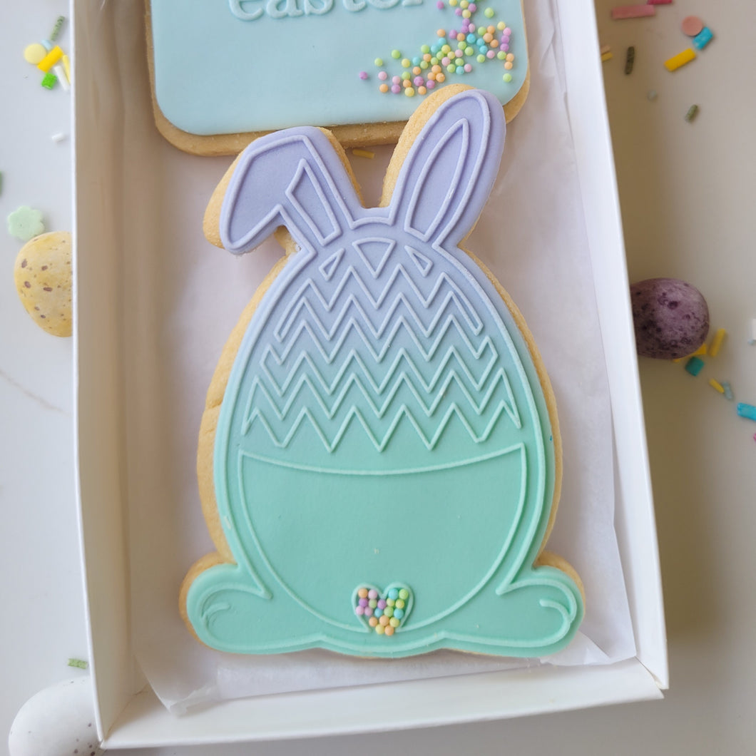 Zigzag Bunny Tag Stamp and Cutter set