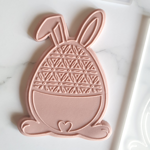 Floral Bunny Tag Stamp and Cutter set