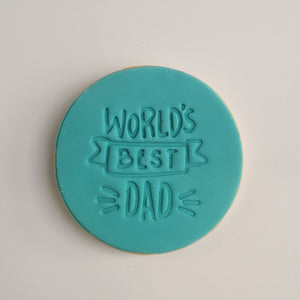 World's Best Dad, Worlds Best Husband Embossers