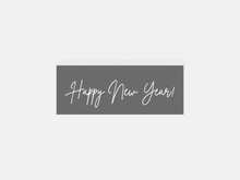 Load image into Gallery viewer, Happy New Year Rectangle Raised Stamp
