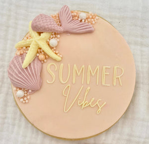 Summer Vibes Raised Stamp