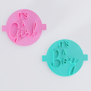 It's a Girl and It's a Boy Embossers
