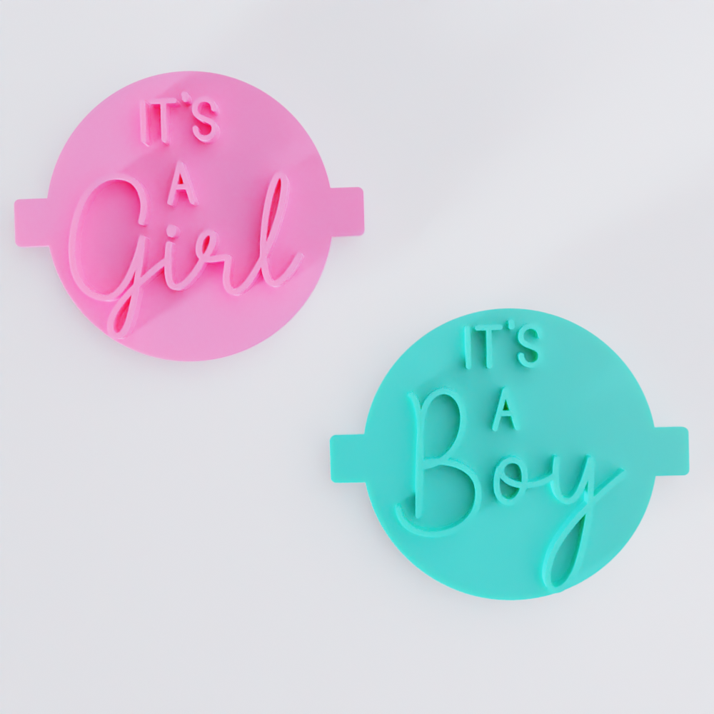 It's a Girl and It's a Boy Embossers