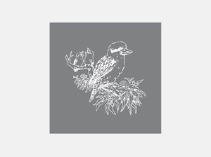 Kookaburra Raised Stamp