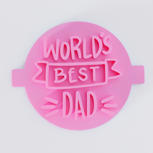 Load image into Gallery viewer, World&#39;s Best Dad, Worlds Best Husband Embossers
